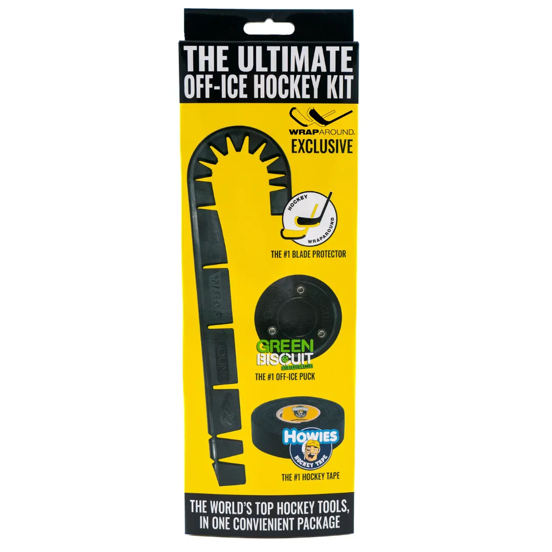 Hockey Wrap Around Deluxe Off-Ice træningssæt puck+tape