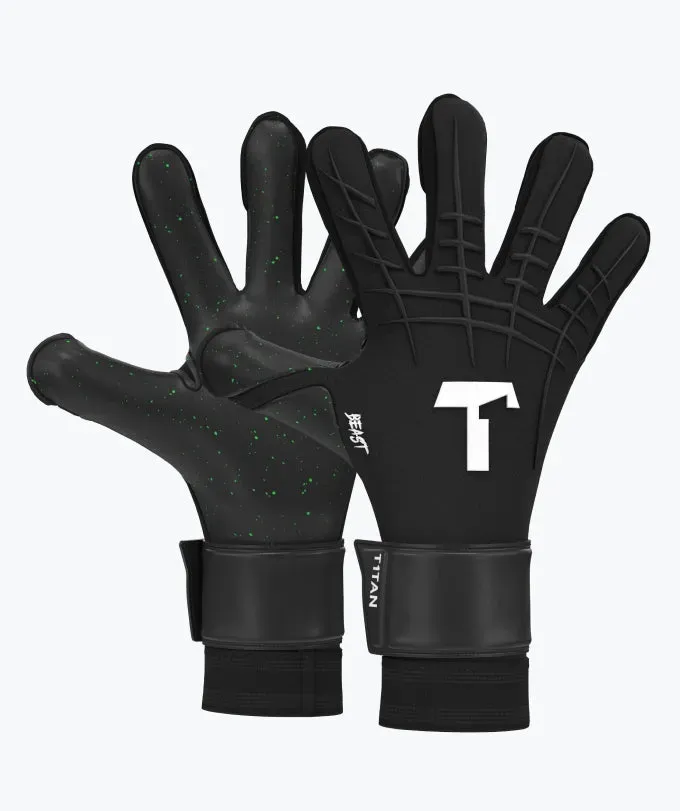 T1TAN Black Beast 3.0 målmandshandsker kunstgræs