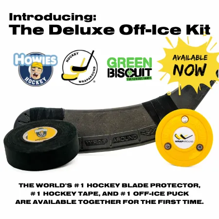 Hockey Wrap Around Deluxe Off-Ice træningssæt puck+tape