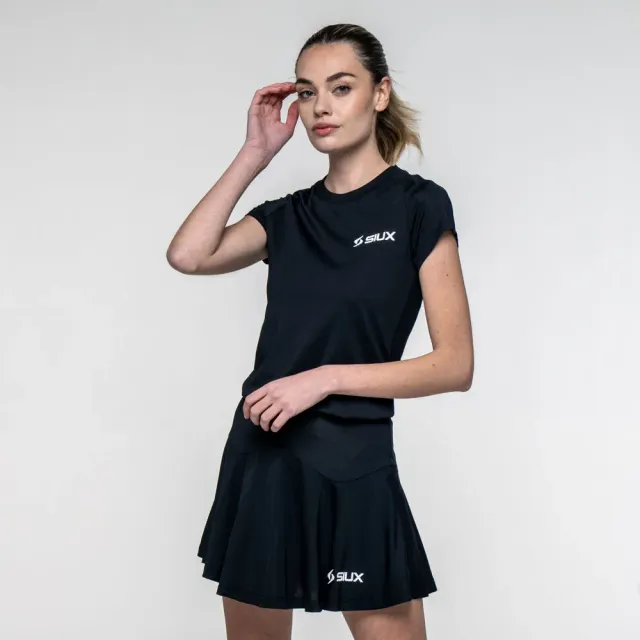 Siux Match 26 t-shirt dame sort åndbar