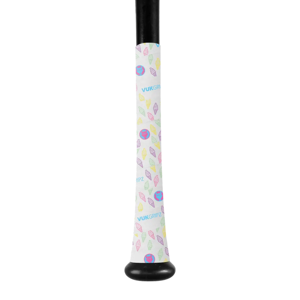 Vukgripz Ice Cream Donut battetape hvid skridsikker