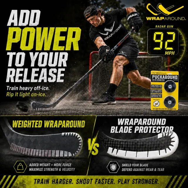 Hockey Wrap Around Heavy Hands Sniper Pack træningssæt hvid