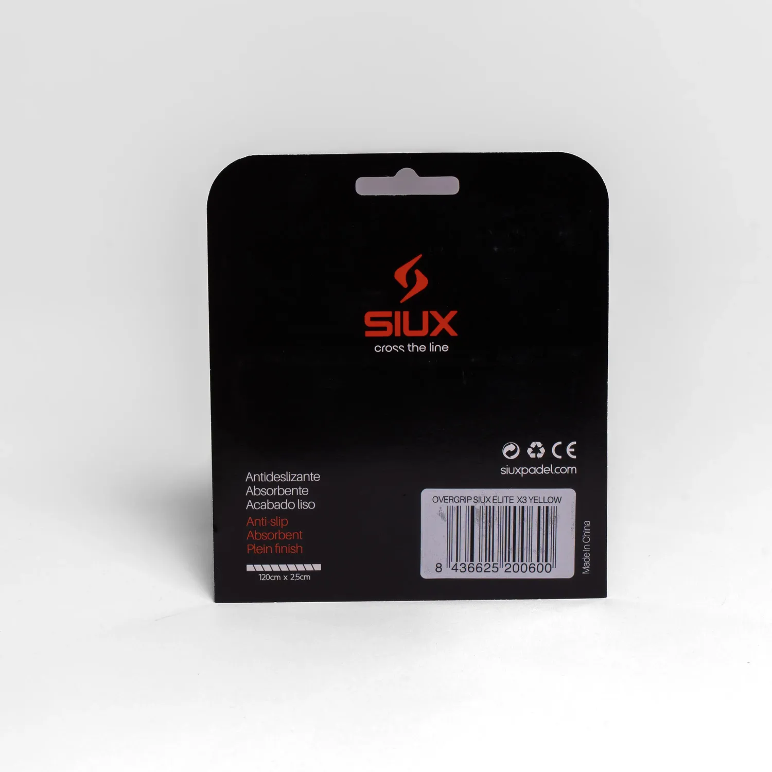 Siux Elite overgrip gul 3-pak svedabsorberende