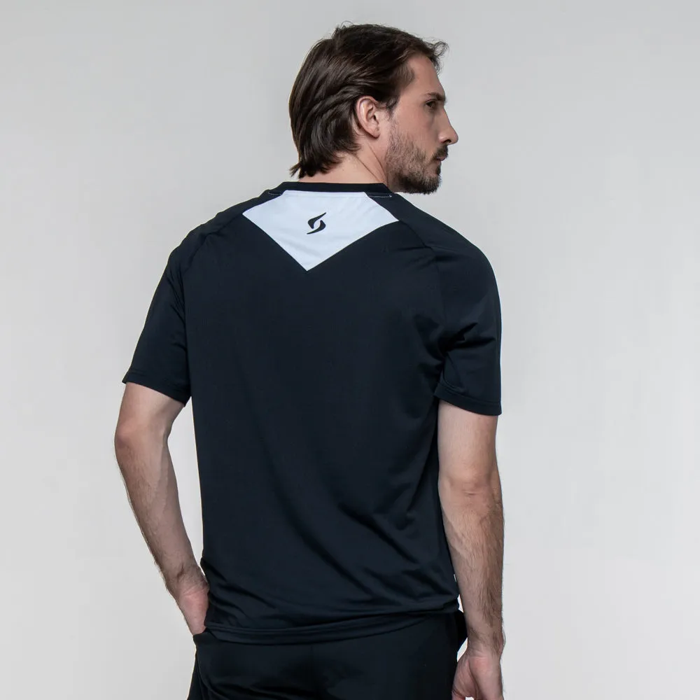 Siux Match 26 t-shirt herre sort hurtigtørrende