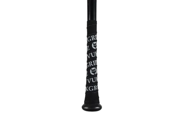 VukGripz Black White bat grip tape sort/hvid