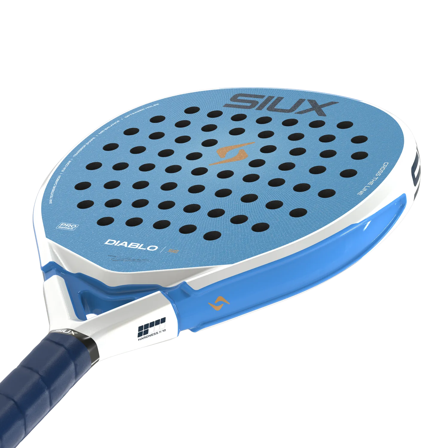 Siux Diablo Pro SE padelbat blå til angreb