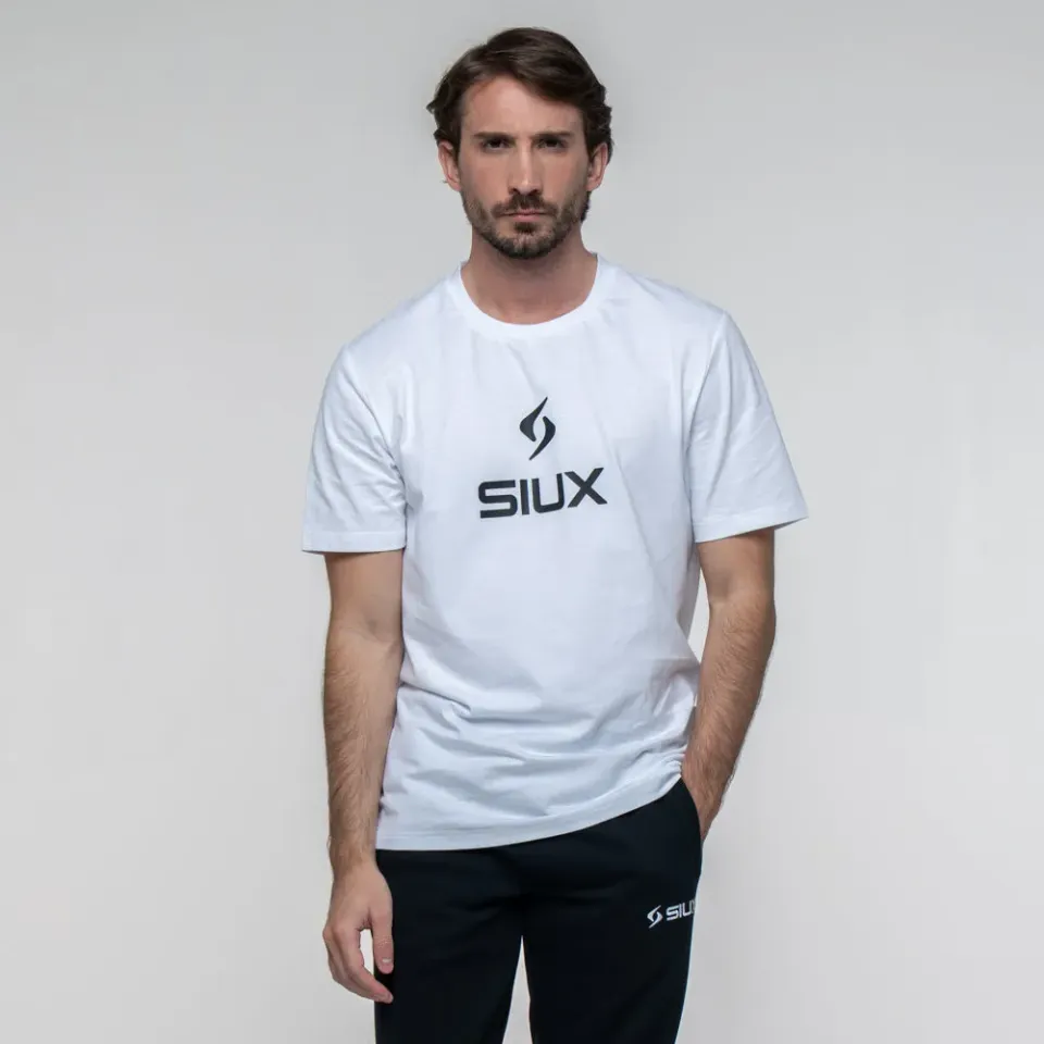 Siux Basic 26 t-shirt hvid let til padel