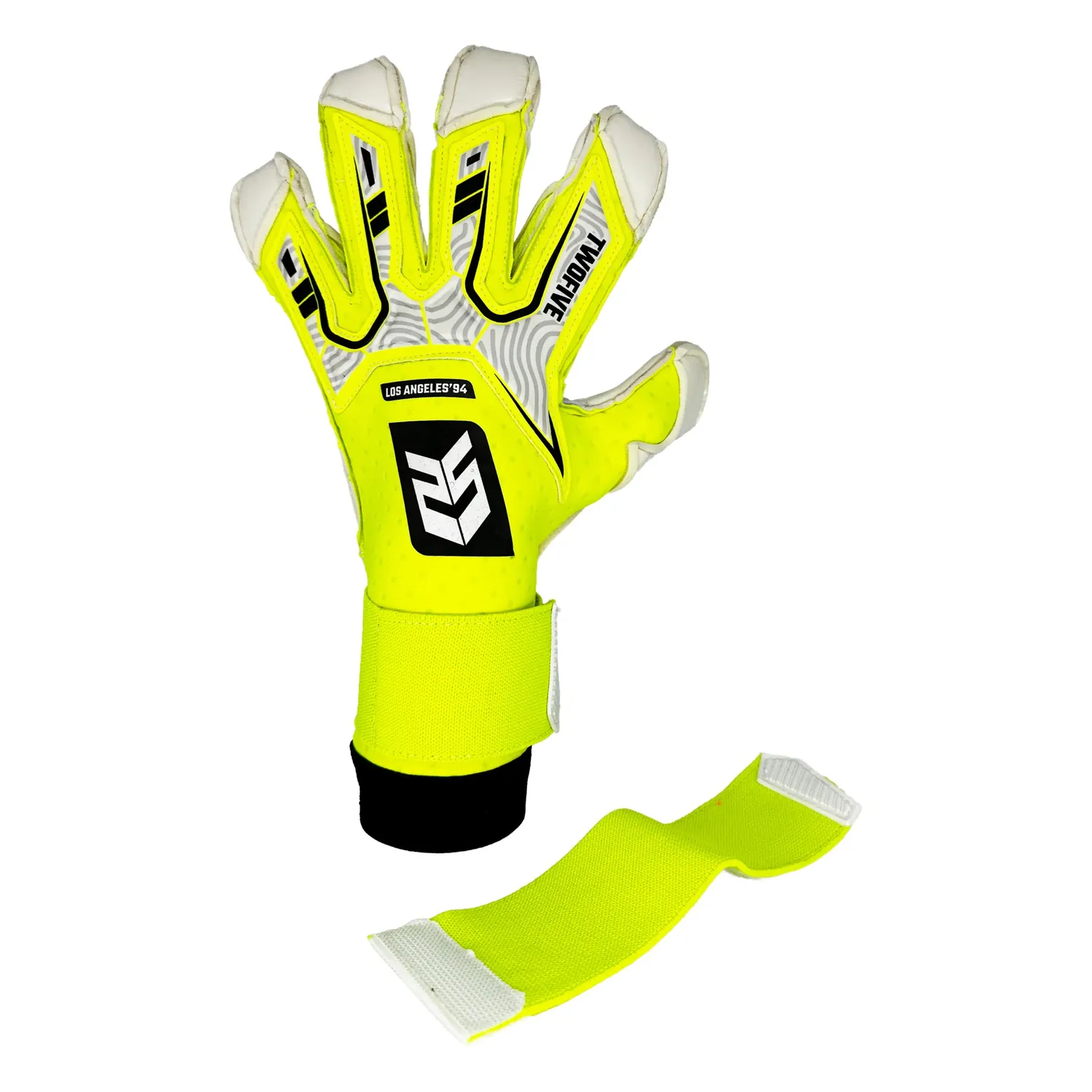 TwoFive Los Angeles Pro Yellow målmandshandsker hivis