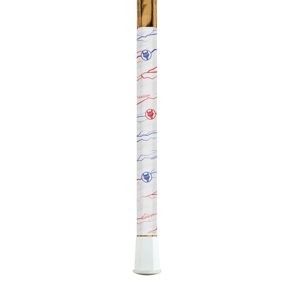 Vukgripz Pulse White Firecracker lacrosstape hvid tynd