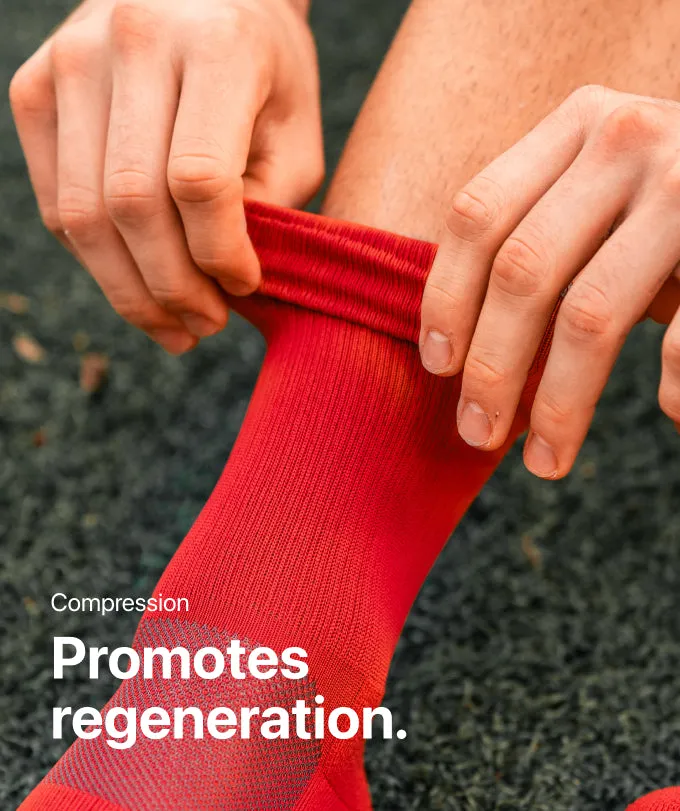 T1TAN Grip Socks gripsokker rød skridsikker
