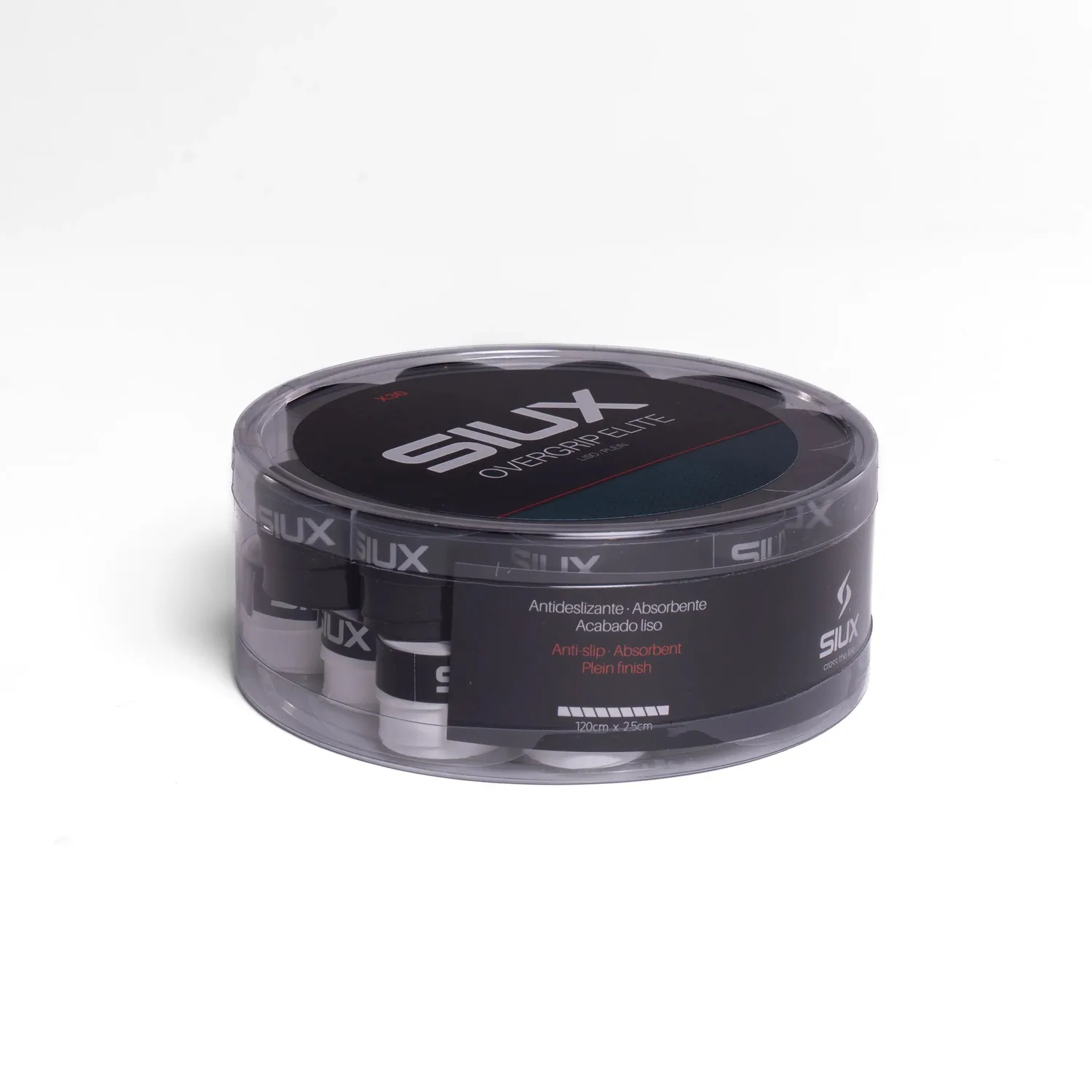 Siux Elite overgrip 30 stk hvid/sort svedabsorberende