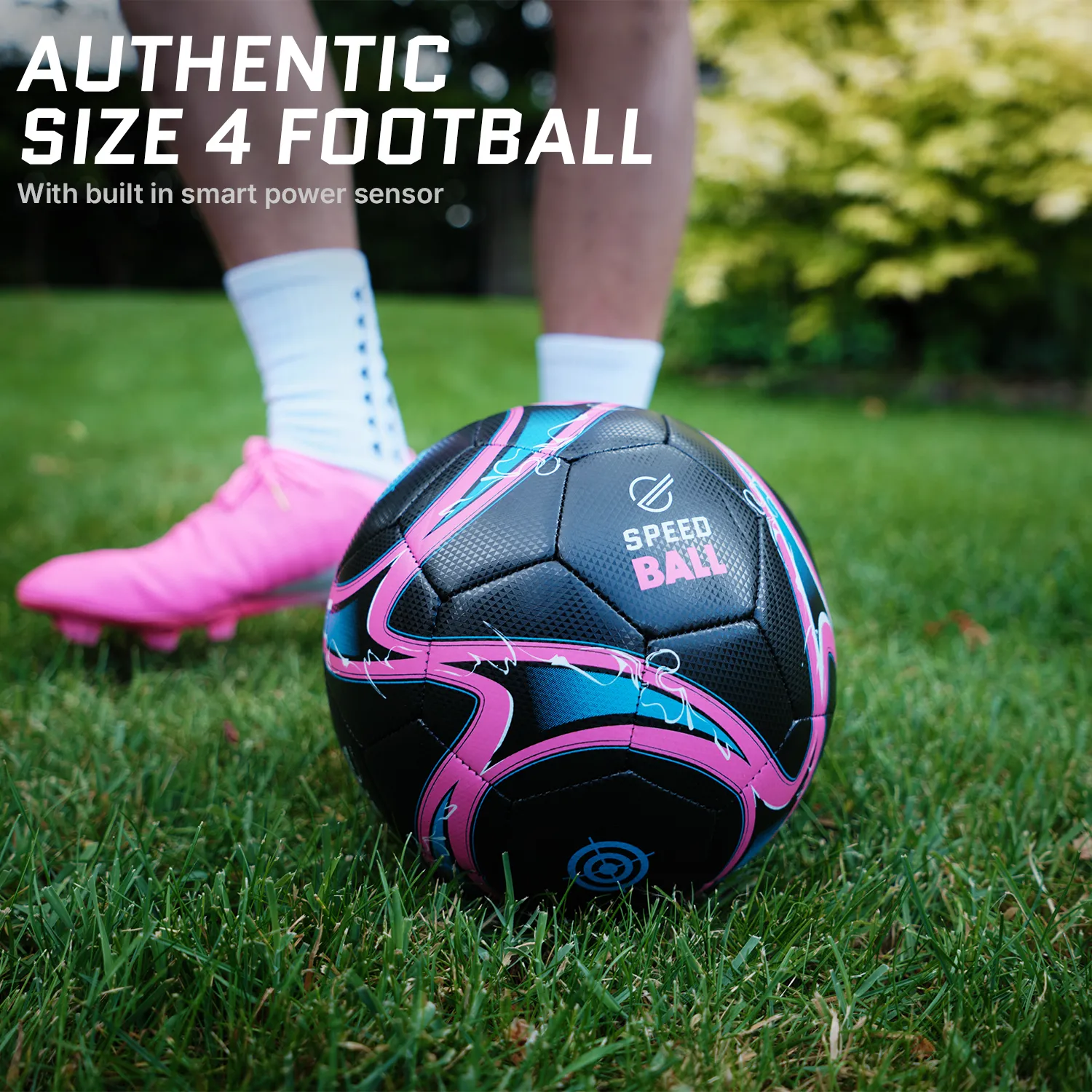 Strikesphere Speed Ball fodbold med powermåler