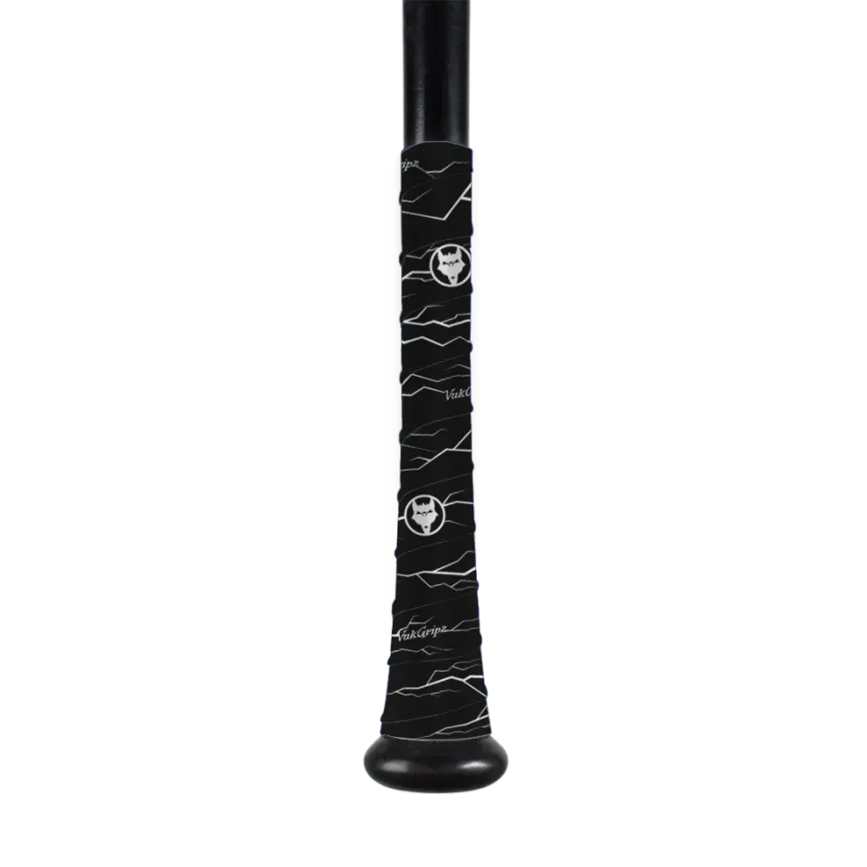 Vukgripz Pulse Black with White grebtape sort hvid skridsikker