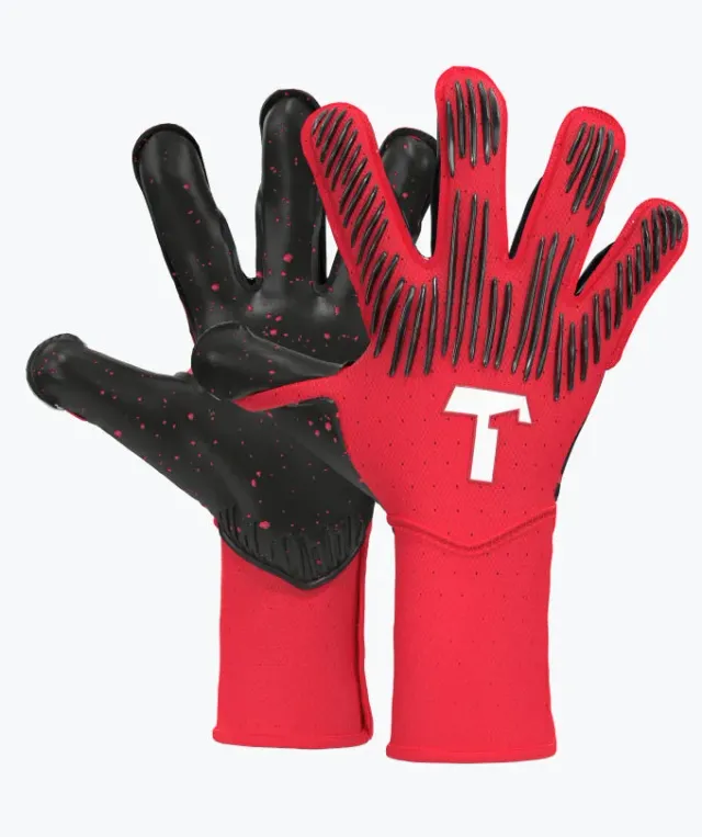 T1TAN Rebel 2.0 Solar Red Junior Pro handsker fingersave
