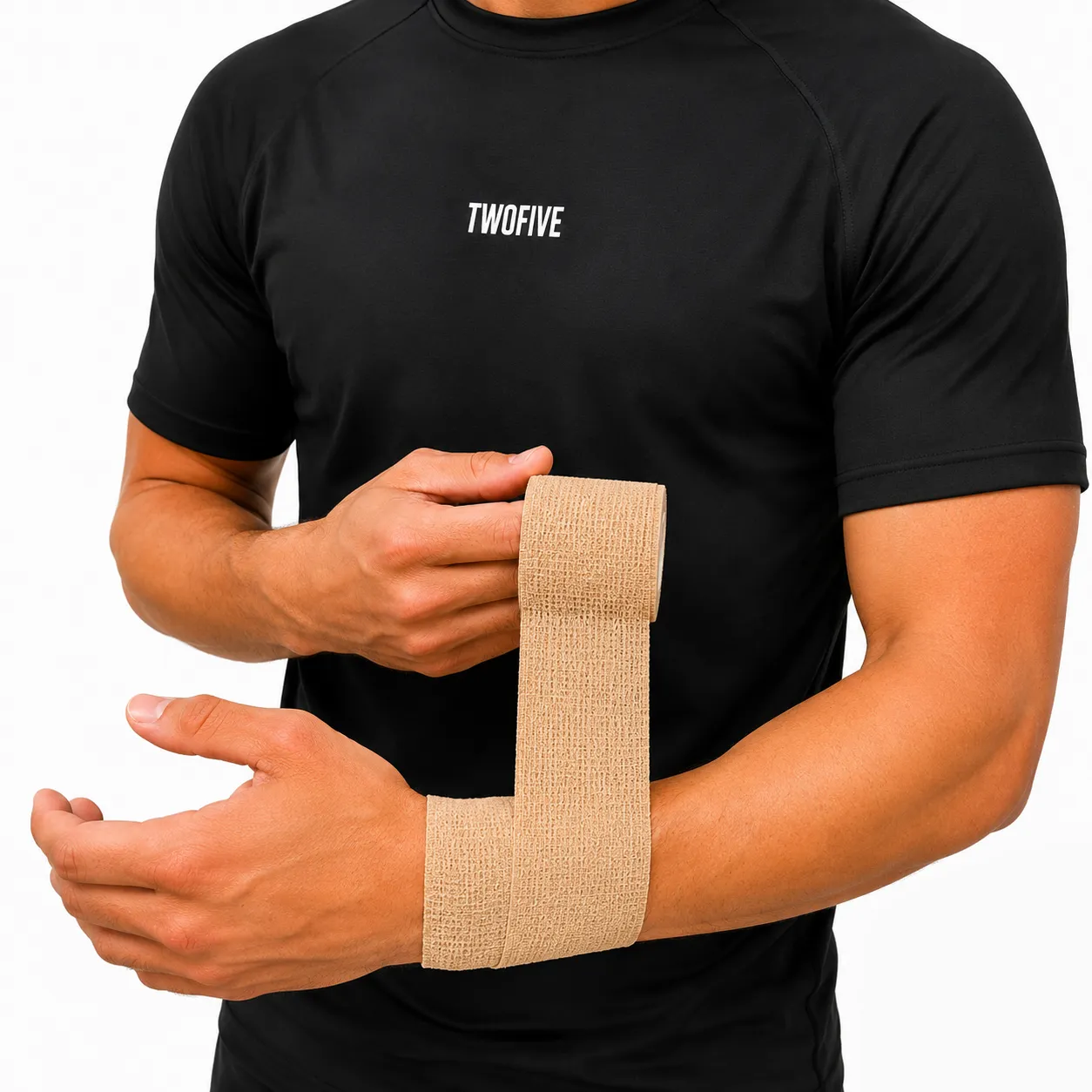 TwoFive Goalkeeper Tape håndledstape hvid