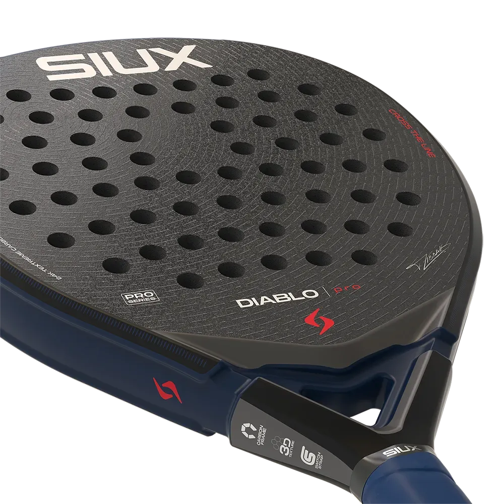 Siux Diablo Pro 2026 padelbat night blue alsidig