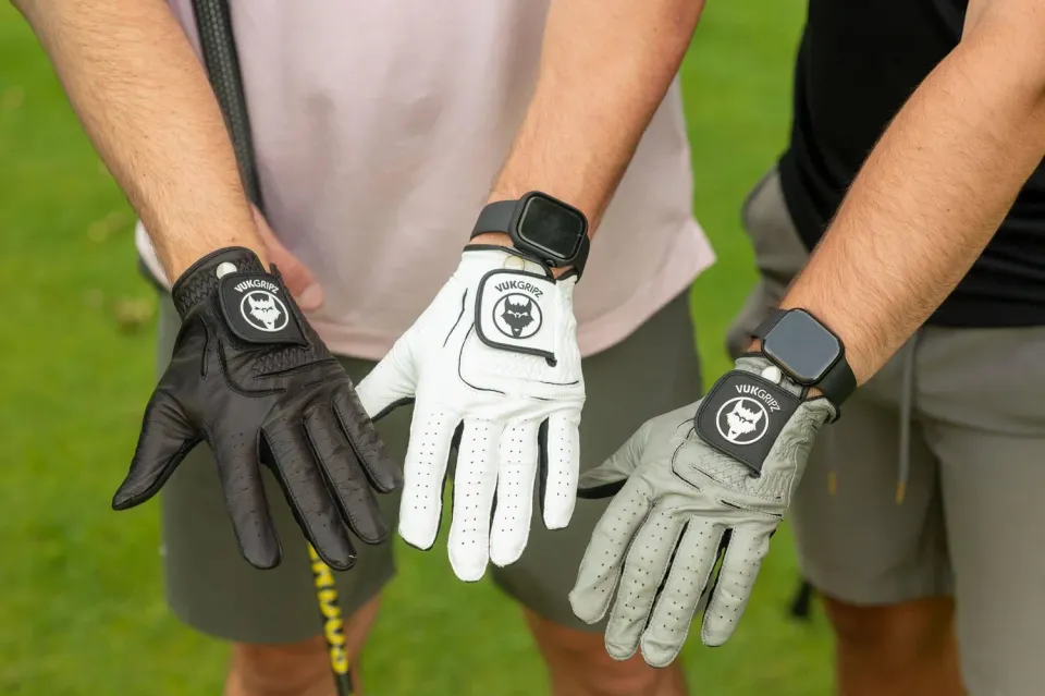 VukGripz Friction Palm Golfhandske Sort Venstre M