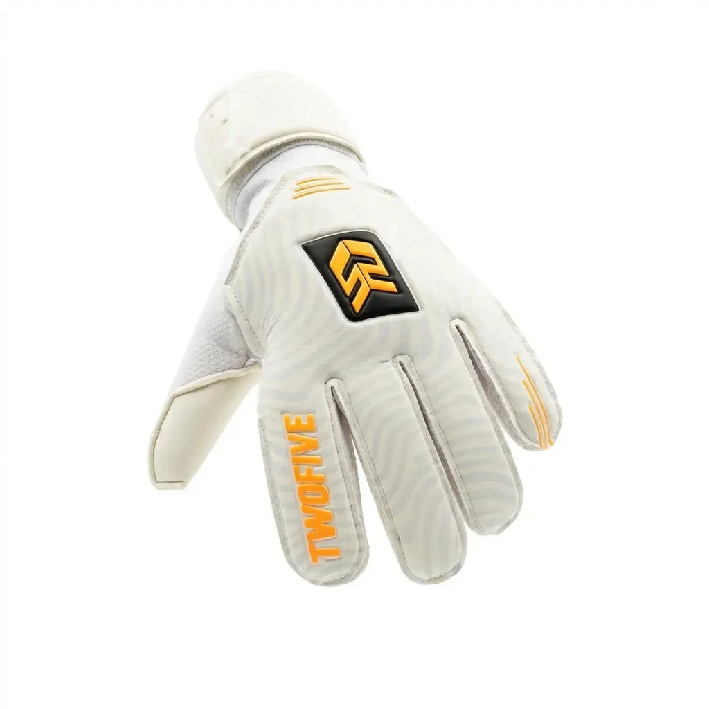 TwoFive Atlanta Advance målmandshandsker hvid hivis fingerskinner