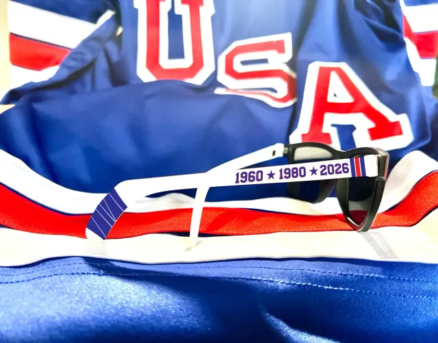 Hockey Wrap Around USA Gold Medal solbriller polariseret