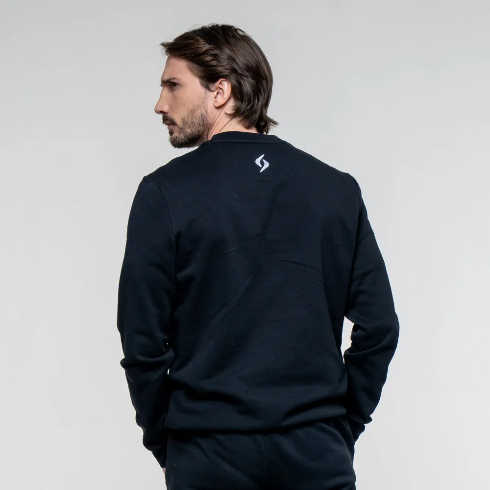 Siux Basic 26 sweatshirt sort varm opvarmning