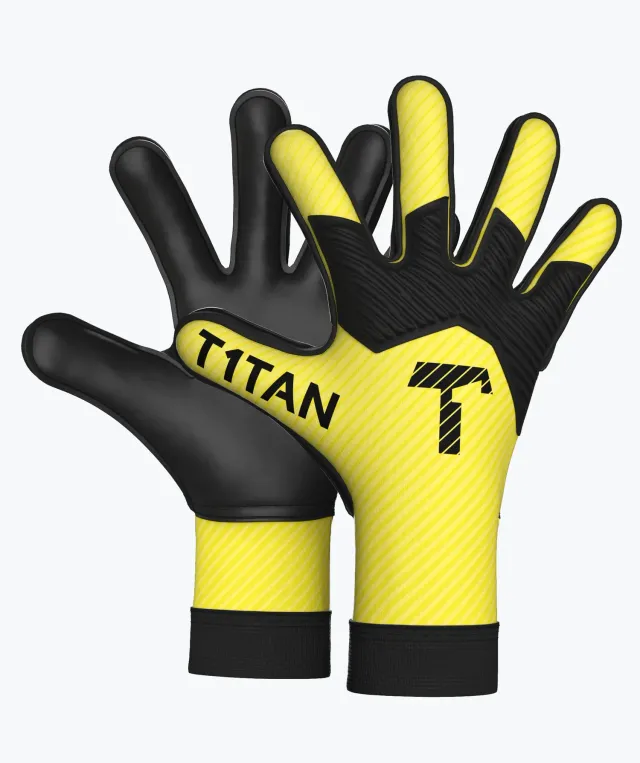 T1TAN Arox 1.0 Yellow Junior målmandshandsker gule