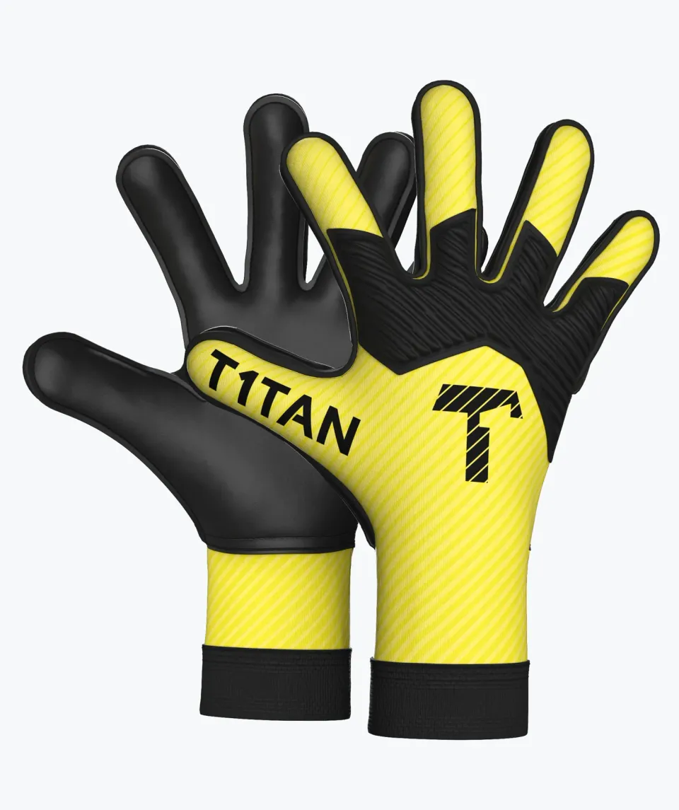 T1TAN Arox 1.0 Yellow Junior målmandshandsker gule