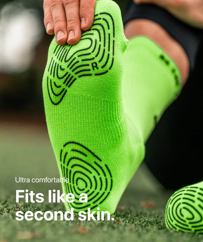 T1TAN Grip Socks gripsokker lysegrøn skridsikker