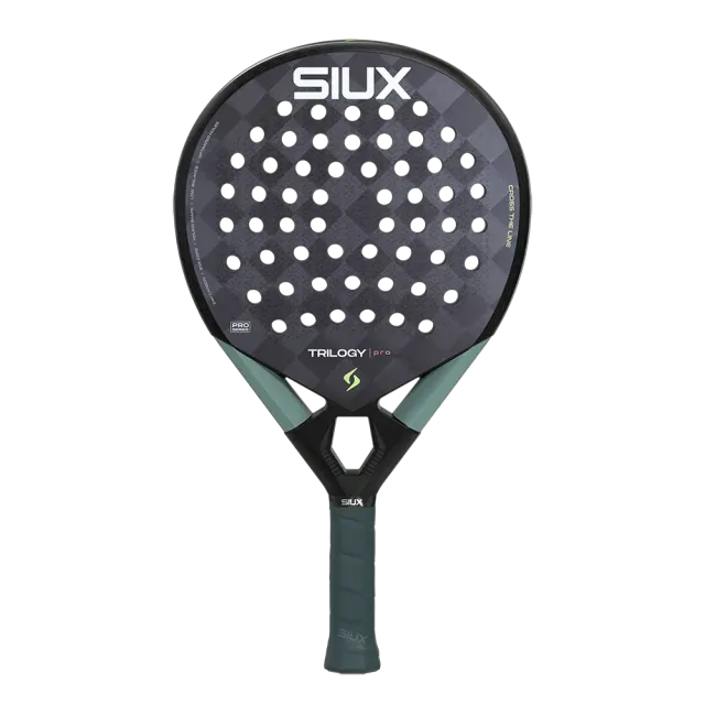 Siux Trilogy Pro 2026 Padelbat Noir Fog kontrol