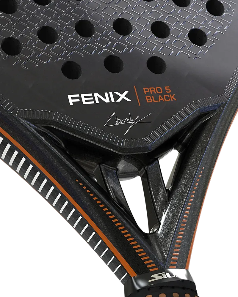 Siux Fenix Pro 5 padelbat sort til øvede