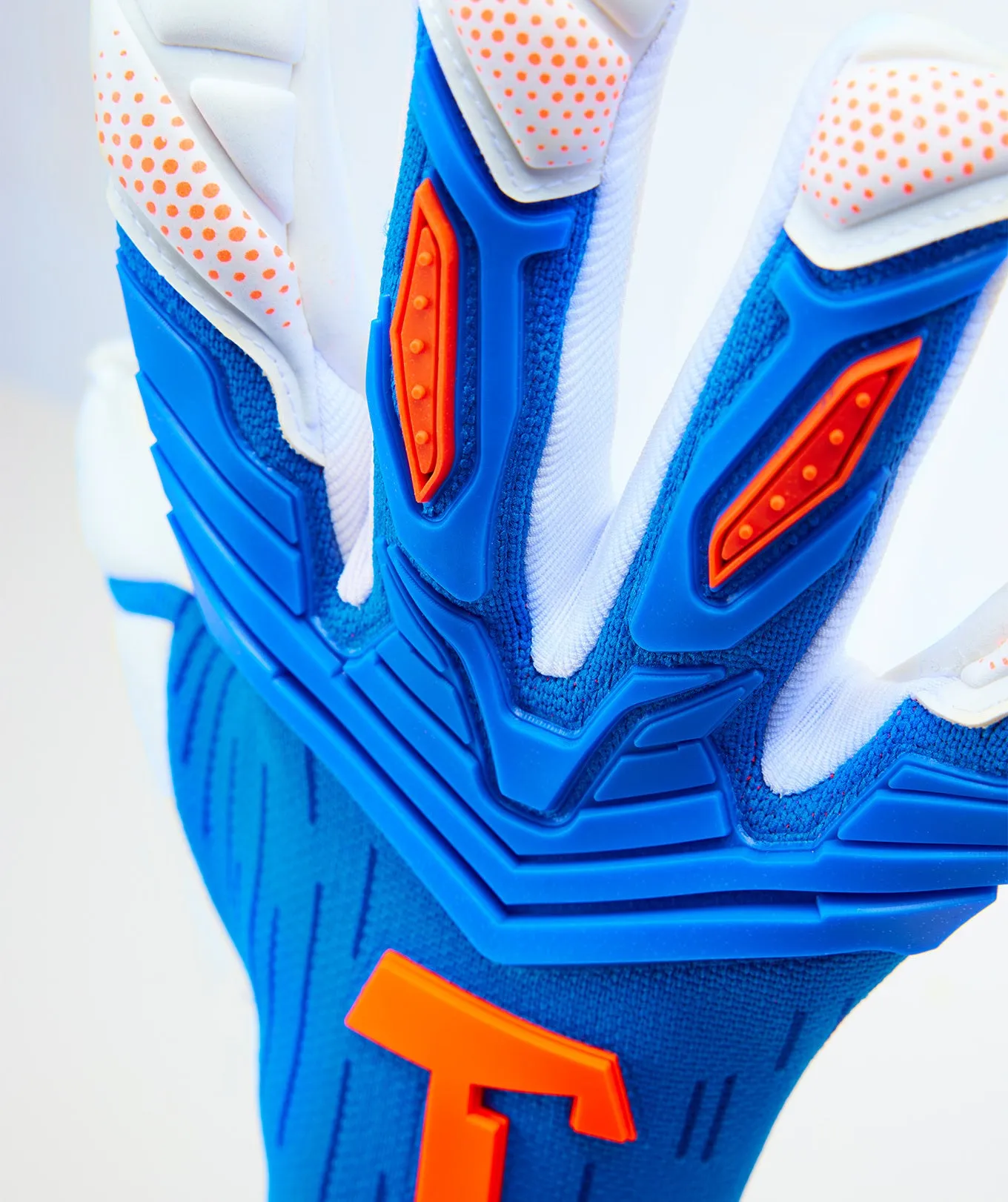 T1TAN Alien Gravity Blue 2.0 målmandshandsker blå uden sikring