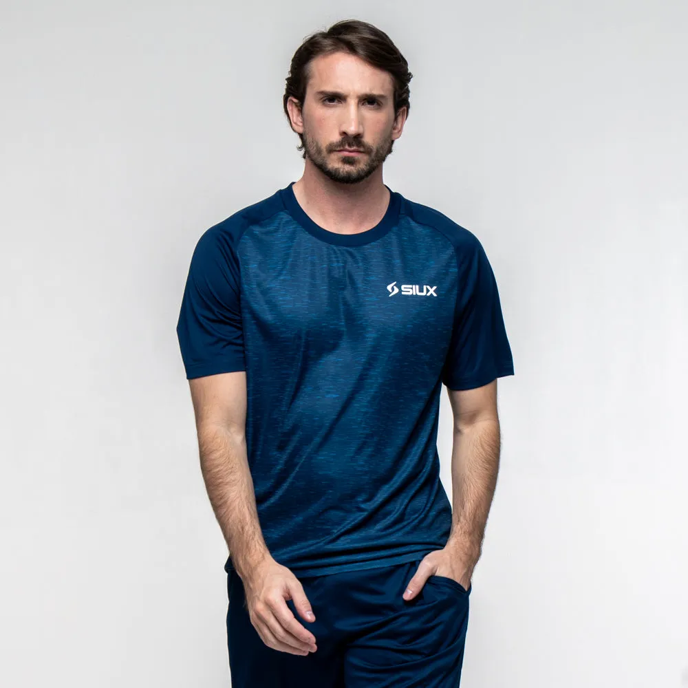 Siux Club 26 t-shirt herre navy padeltrøje