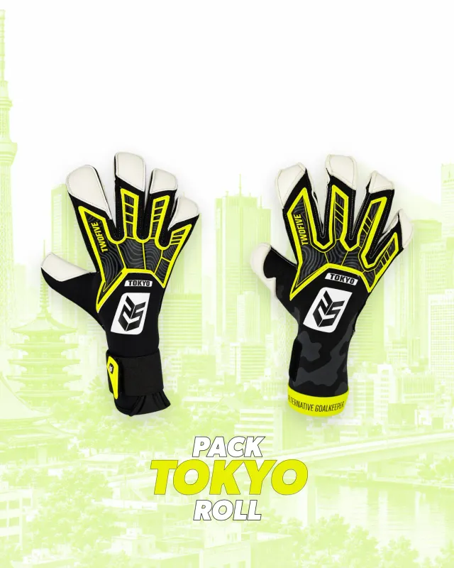TwoFive Tokyo Roll målmandshandsker 2-pak med roll-snit