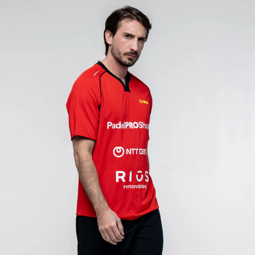 Siux Electra X Stupa 26 B t-shirt rød til padel