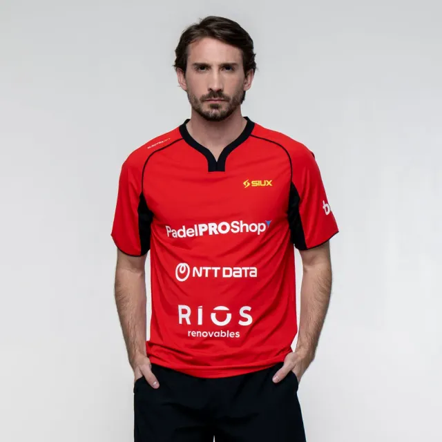 Siux Electra X Stupa 26 B t-shirt rød til padel