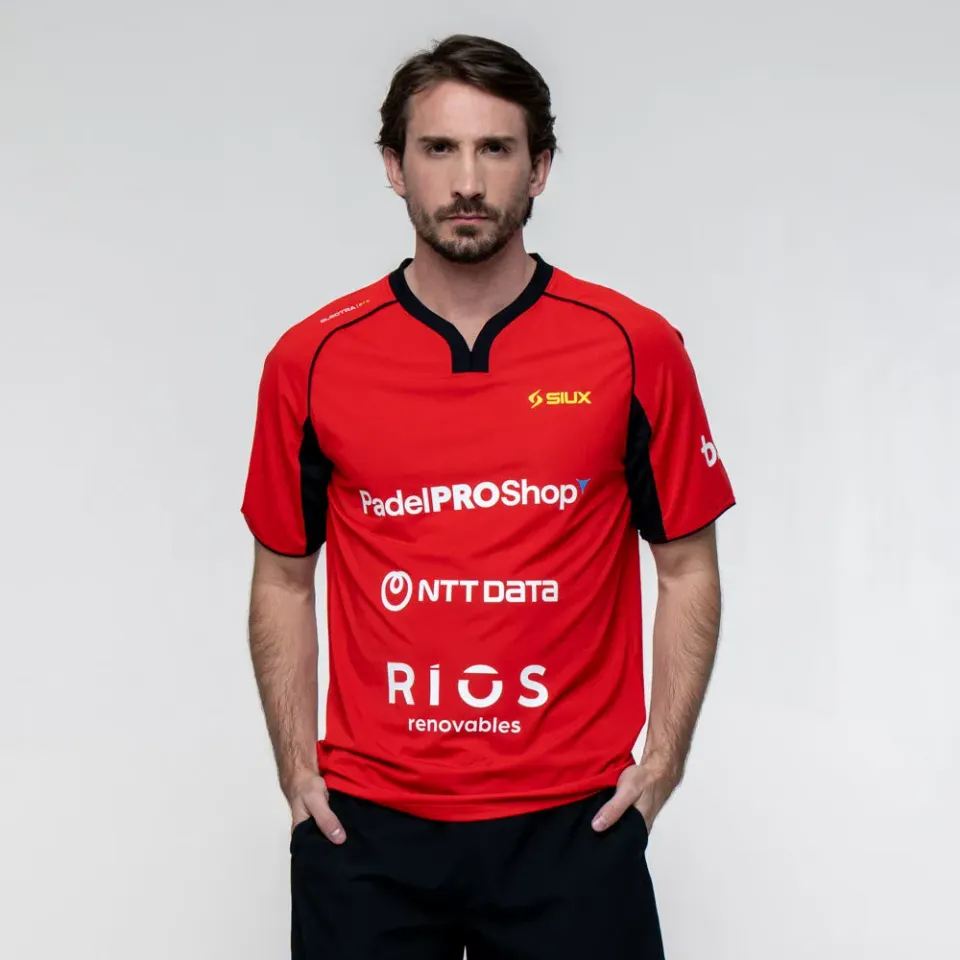 Siux Electra X Stupa 26 B t-shirt rød til padel