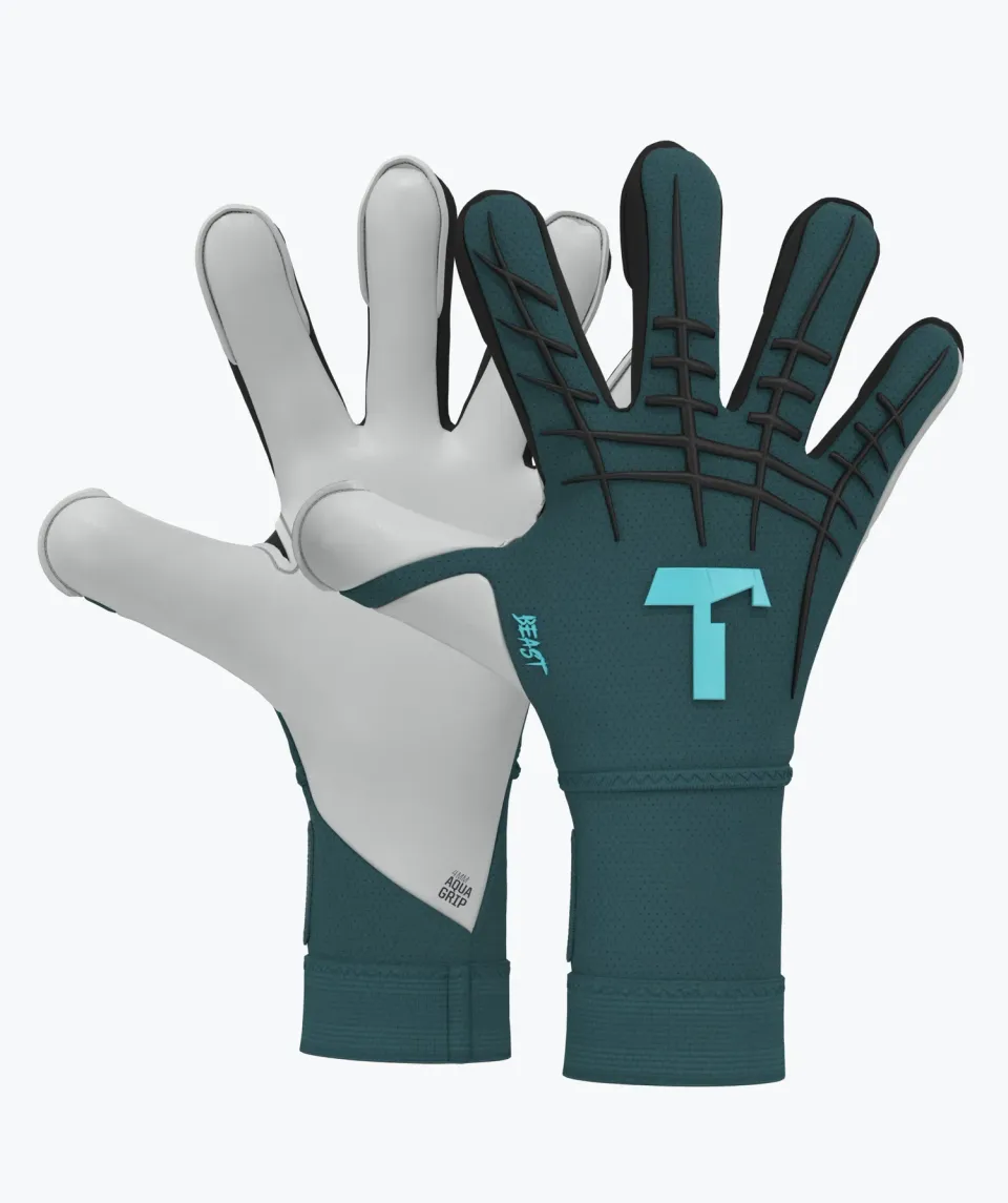 T1TAN Beast 3.0 Petrol målmandshandsker aqua grip FP