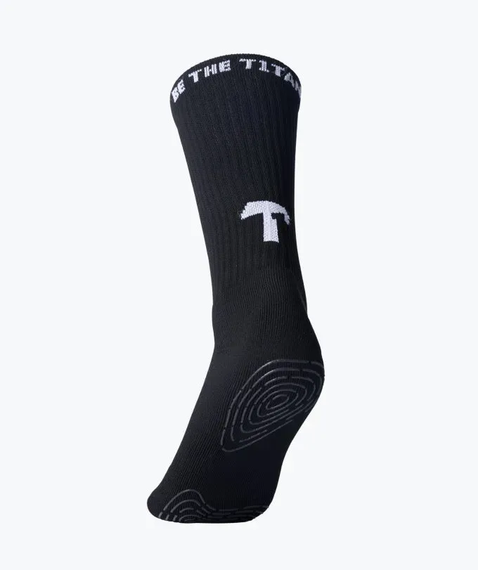 T1TAN Grip Socks gripsokker sort skridsikker