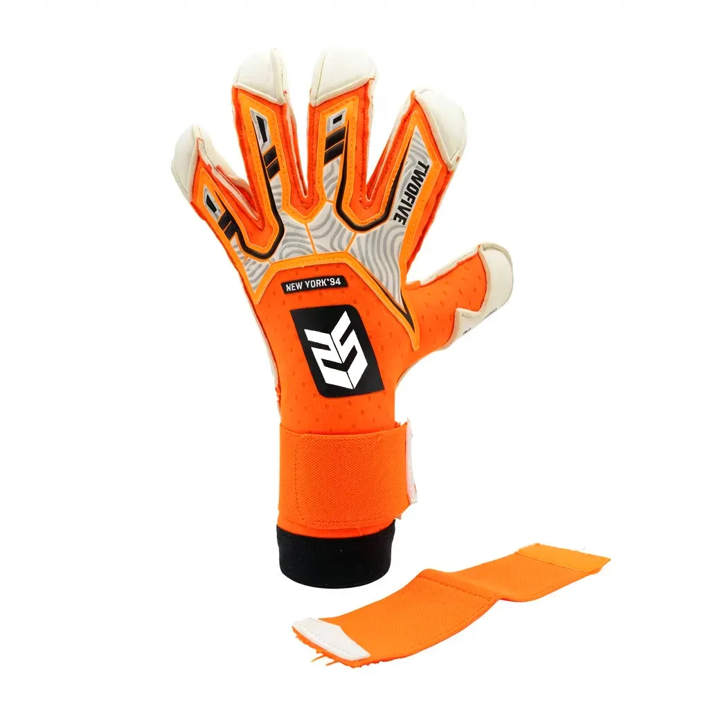 TwoFive New York Pro Orange målmandshandsker hivis