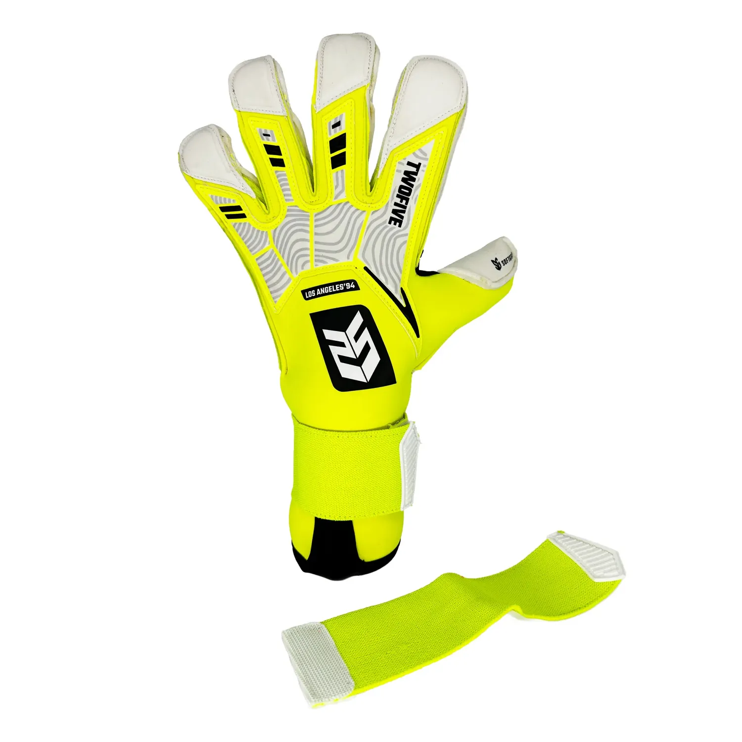 TwoFive Los Angeles Advance Yellow målmandshandsker hivis
