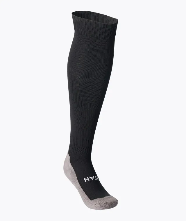 T1TAN Soccer Socks fodboldstrømper sorte