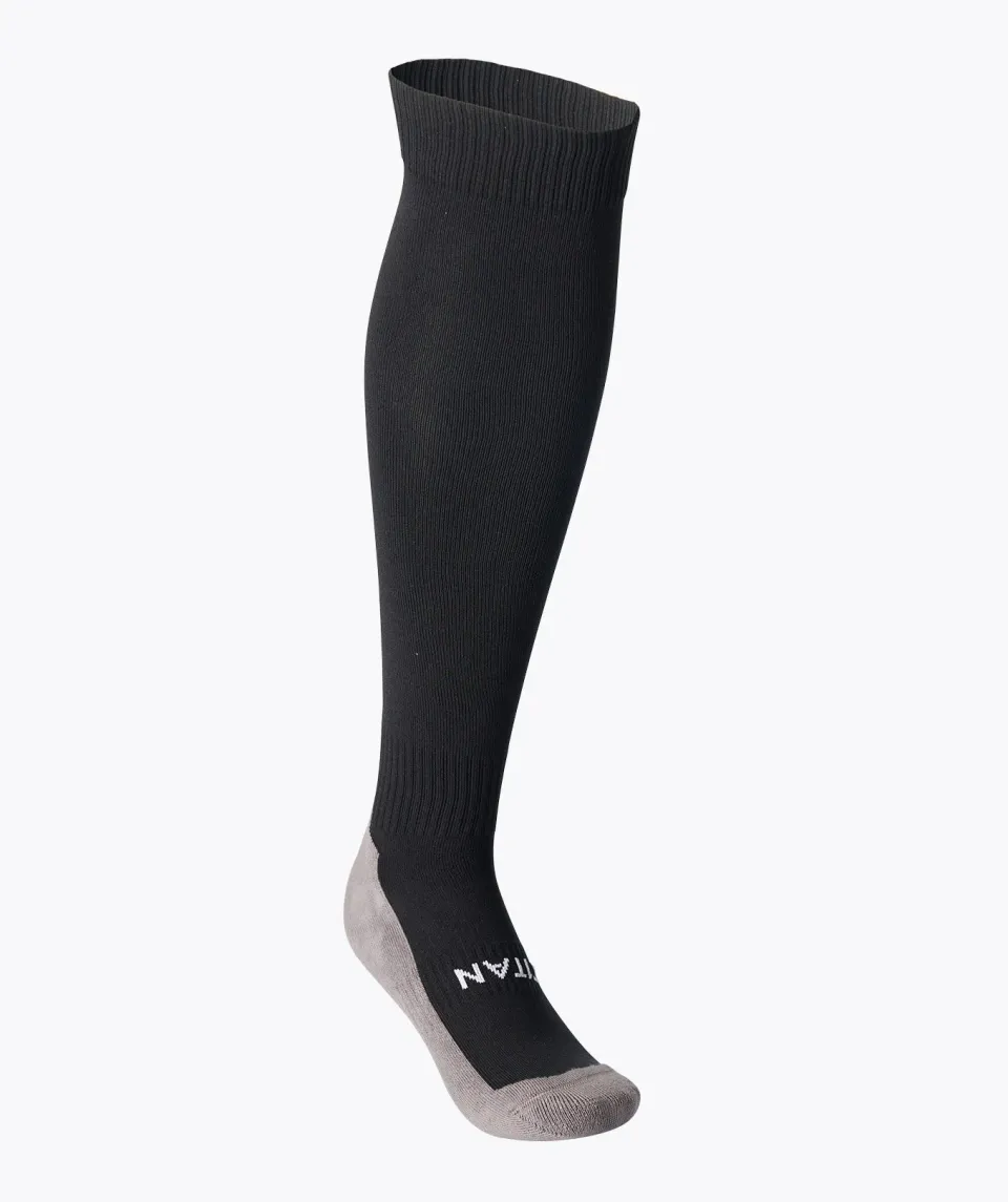 T1TAN Soccer Socks fodboldstrømper sorte