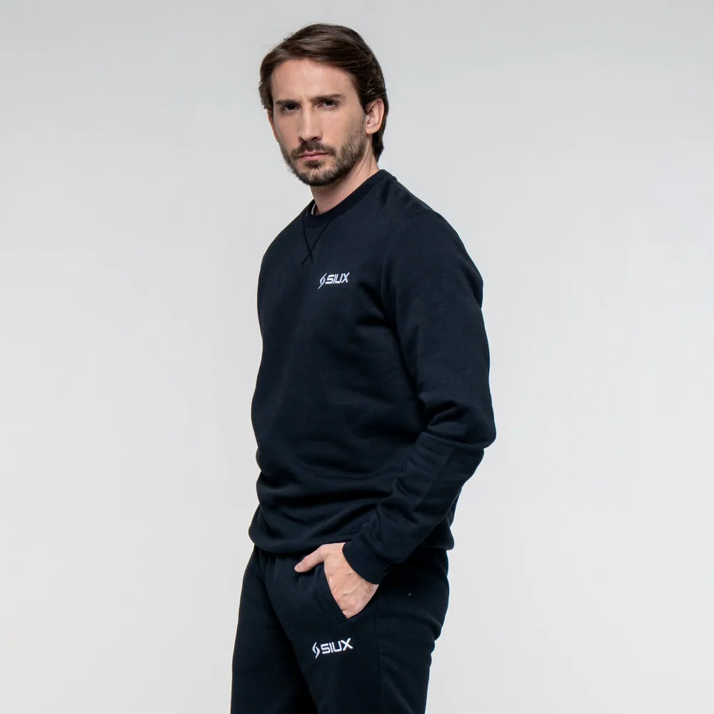 Siux Basic 26 sweatshirt sort varm opvarmning