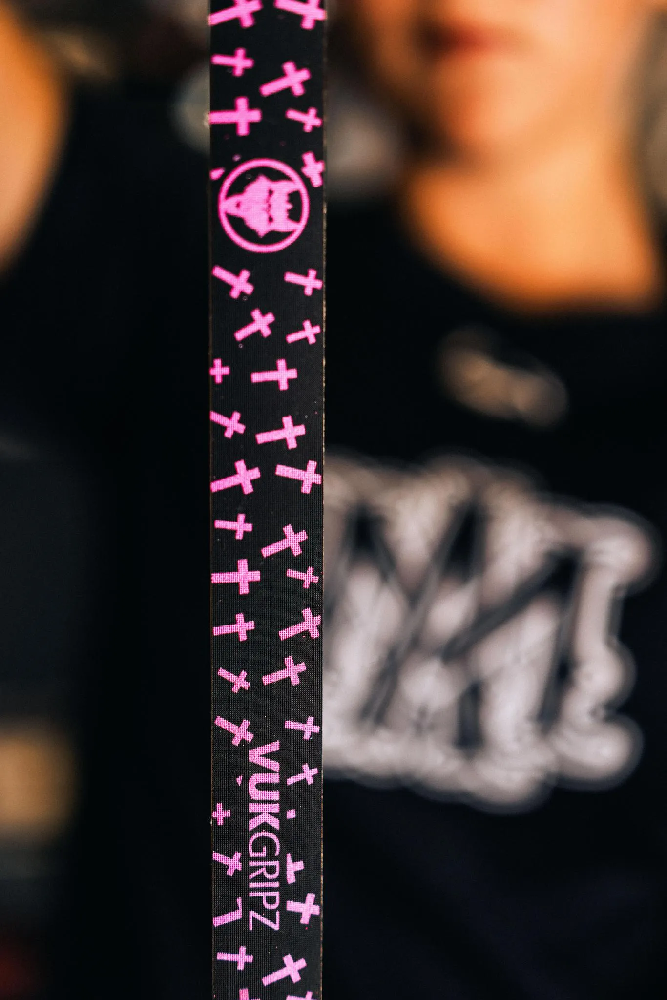 Vukgripz CatchMacie batgreb sort pink kryds