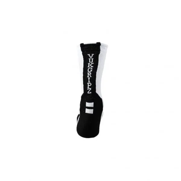 Vukgripz Black & White sokker sort-hvid Medium