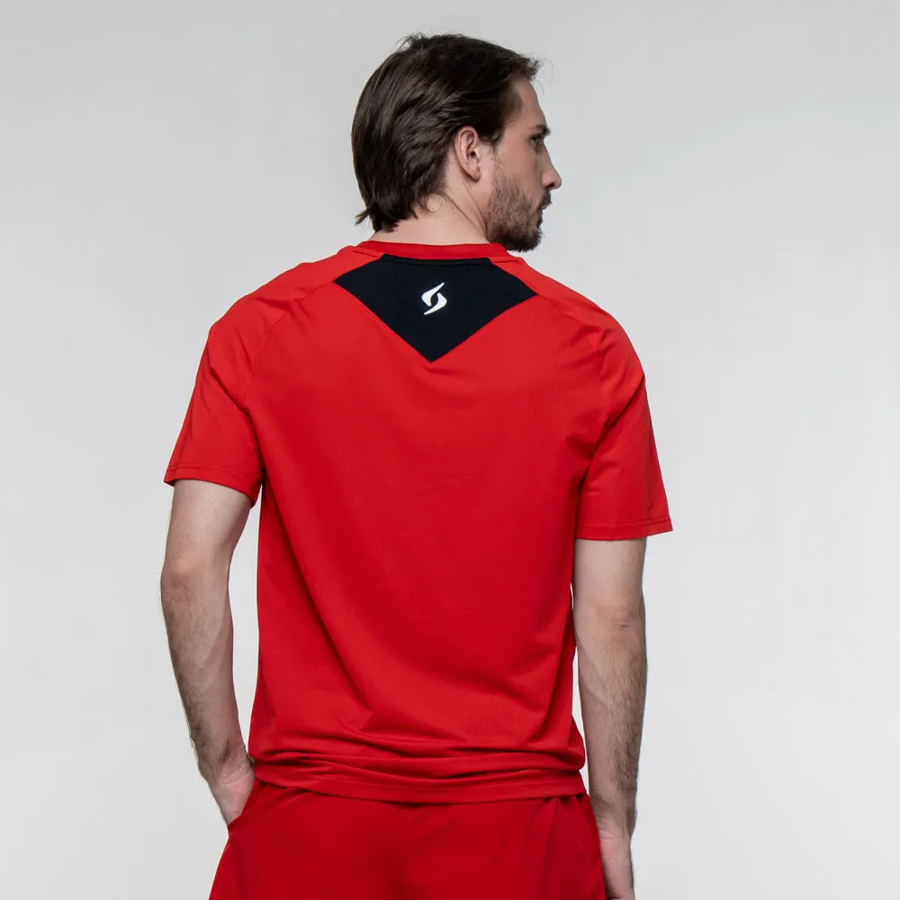 Siux Match 26 t-shirt herre rød åndbar
