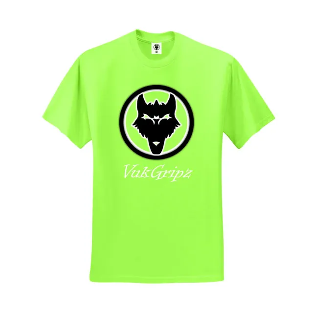 Vukgripz Green Poly t-shirt grøn kort ærme logo