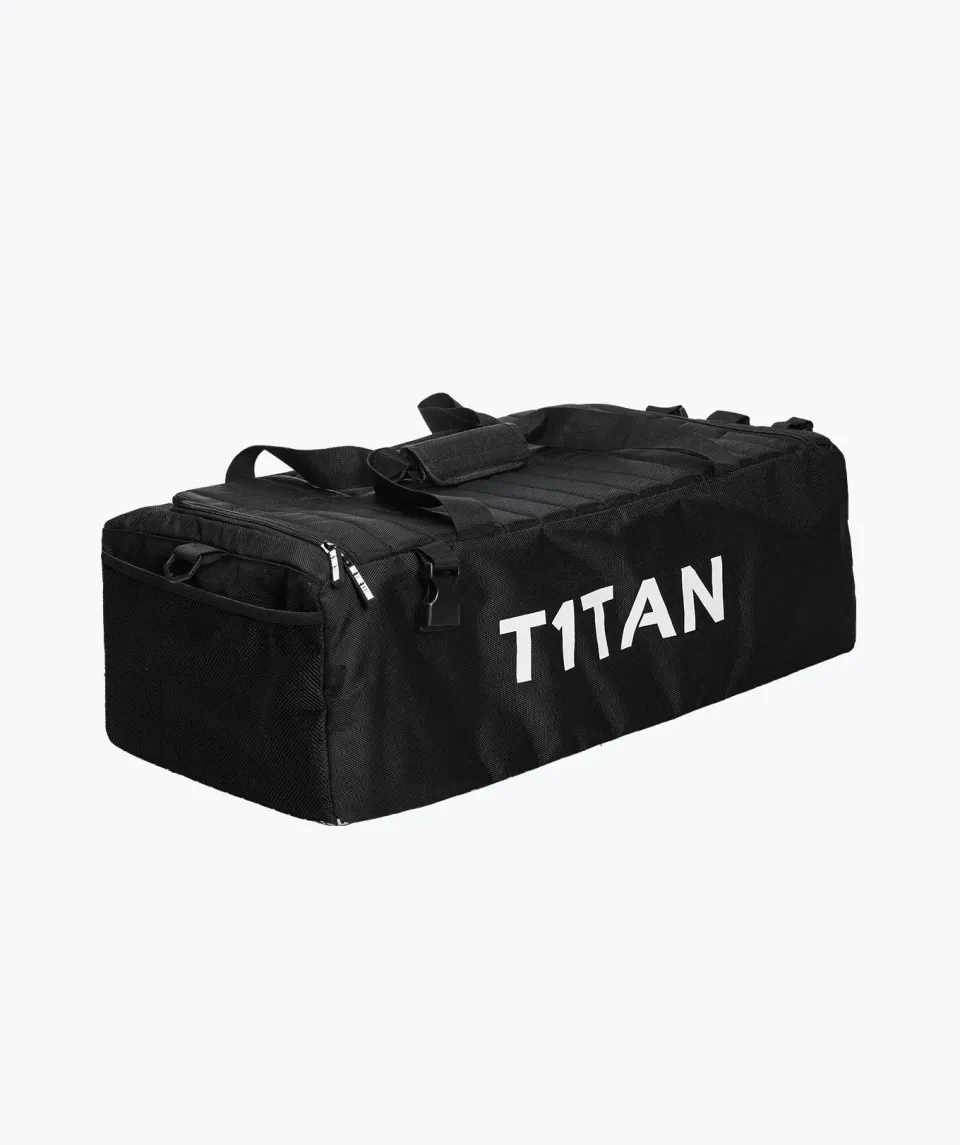 T1TAN Sportsbag sportstaske sort med refleks