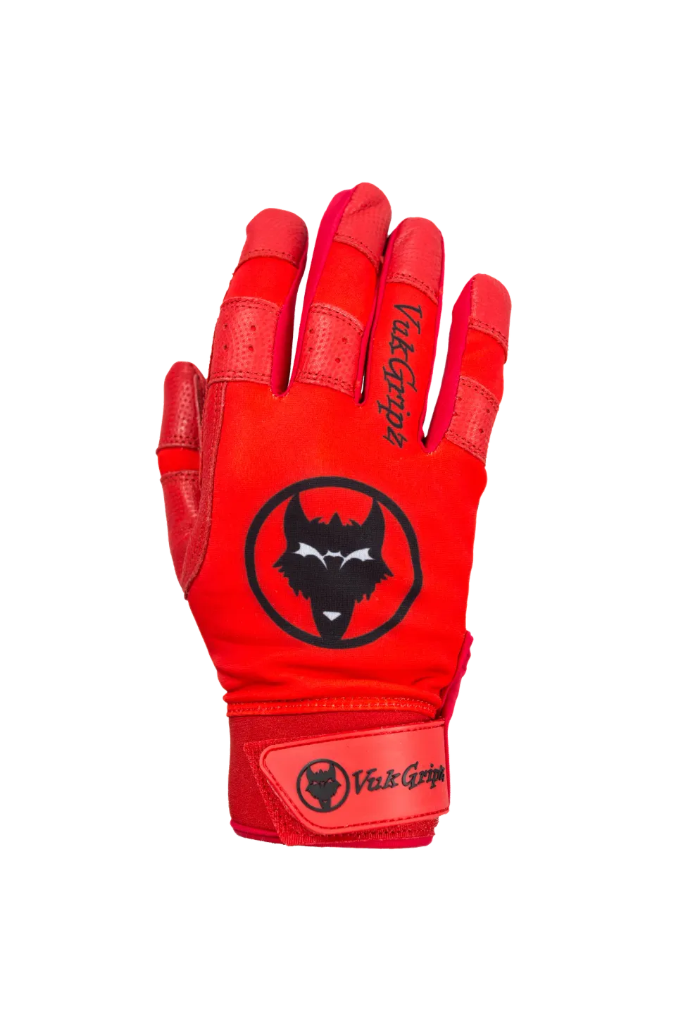 Vukgripz Howler Red battinghandsker rød læder