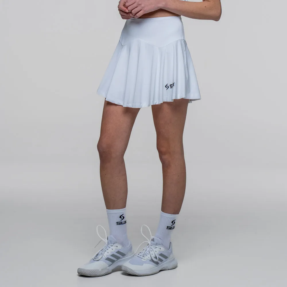 Siux Match 26 padelnederdel dame hvid til turnering