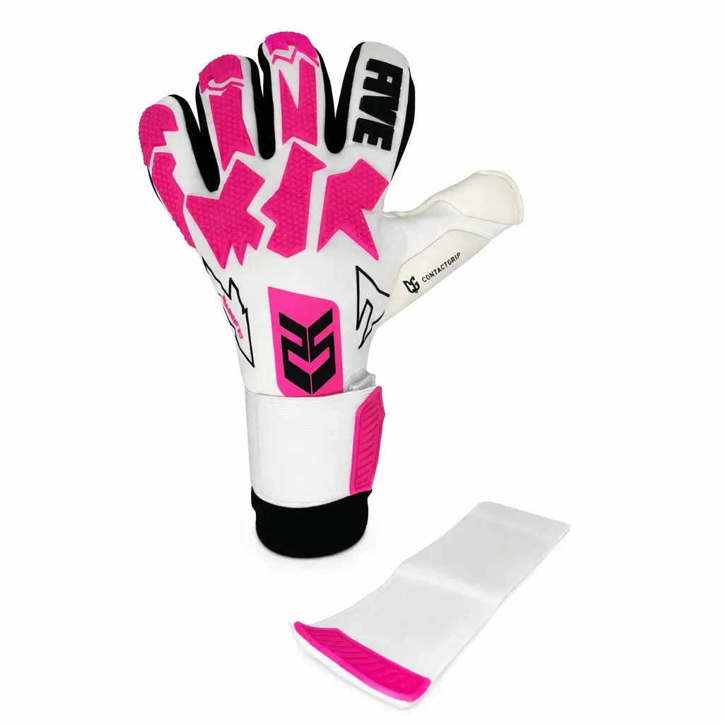 TwoFive Madrid Pro Pink målmandshandsker negativt snit